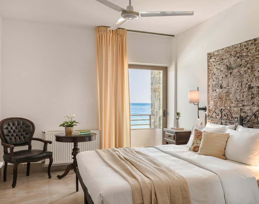 ΔΙΠΛΟ ΔΩΜΑΤΙΟ DELUXE ΜΕ ΘΕΑ <BR />ΠΡΟΣ ΤΗ ΘΑΛΑΣΣΑ 1ΟΣ ΟΡΟΦΟΣ